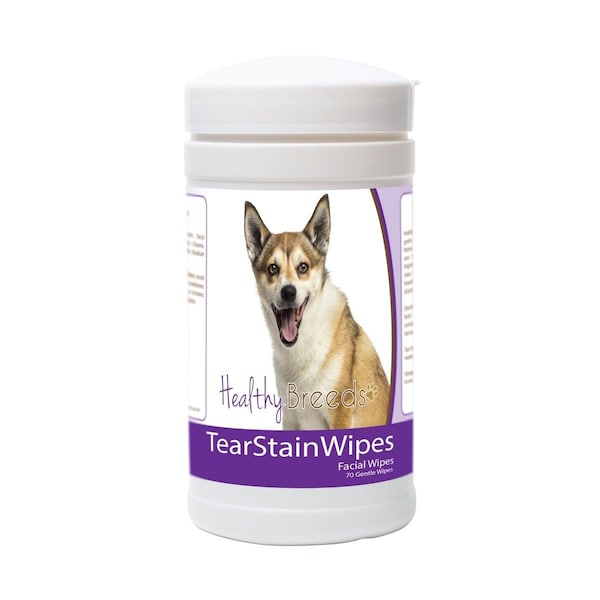 Healthy Breeds Norwegian Lundehund Tear Stain Wipes - 70 Count, 70PK 840235174905 - main
